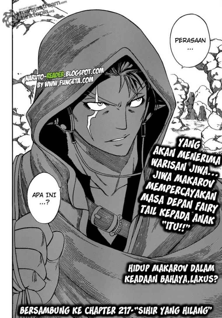 Fairy Tail Chapter 216 - halaman 19