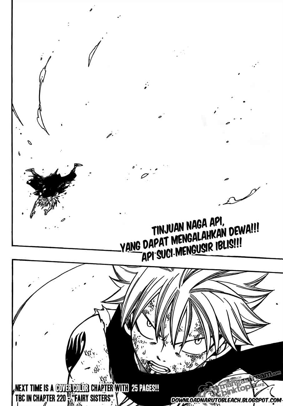 Fairy Tail Chapter 219 - halaman 19