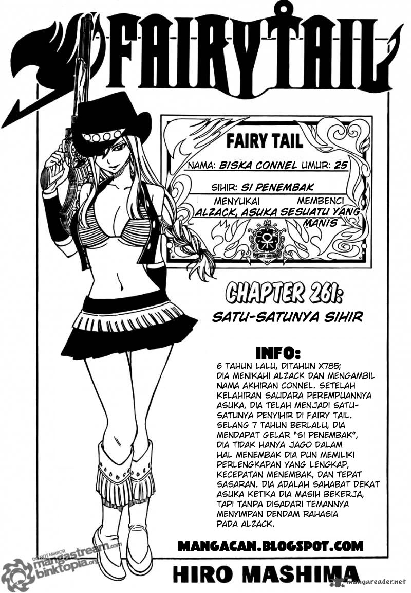 Fairy Tail Chapter 261 - halaman 1