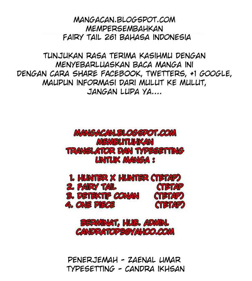 Fairy Tail Chapter 261 - halaman 11