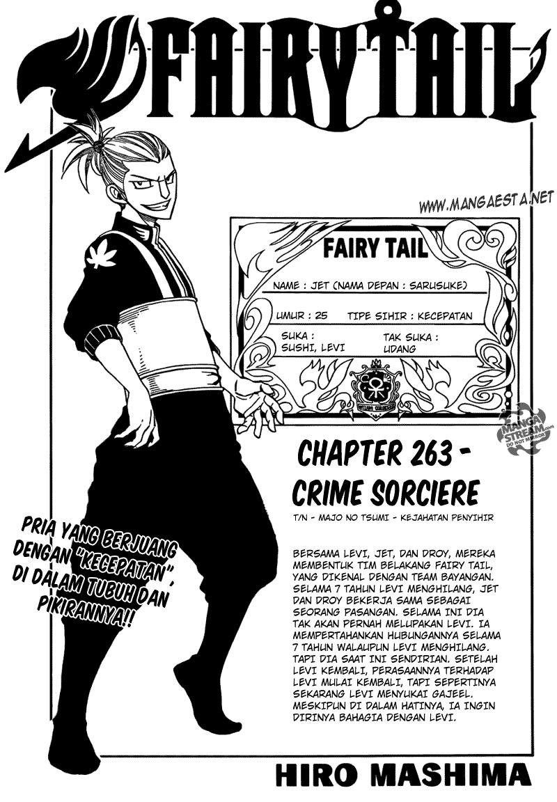 Fairy Tail Chapter 263 - halaman 3