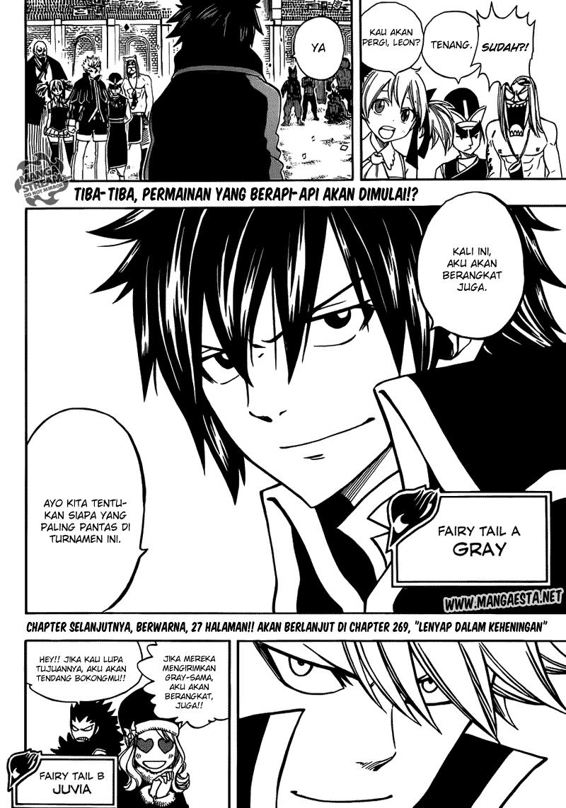 Fairy Tail Chapter 268 - halaman 19