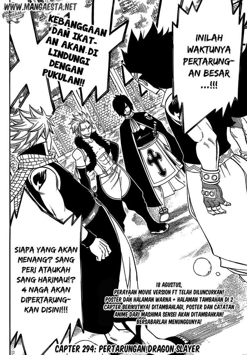 Fairy Tail Chapter 293 - halaman 19
