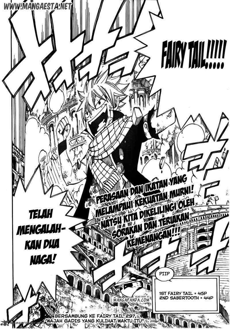 Fairy Tail Chapter 296 - halaman 19