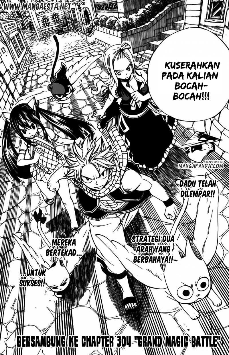 Fairy Tail Chapter 303 - halaman 21