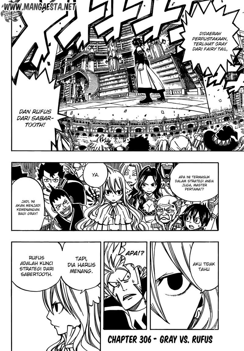 Fairy Tail Chapter 306 - halaman 3