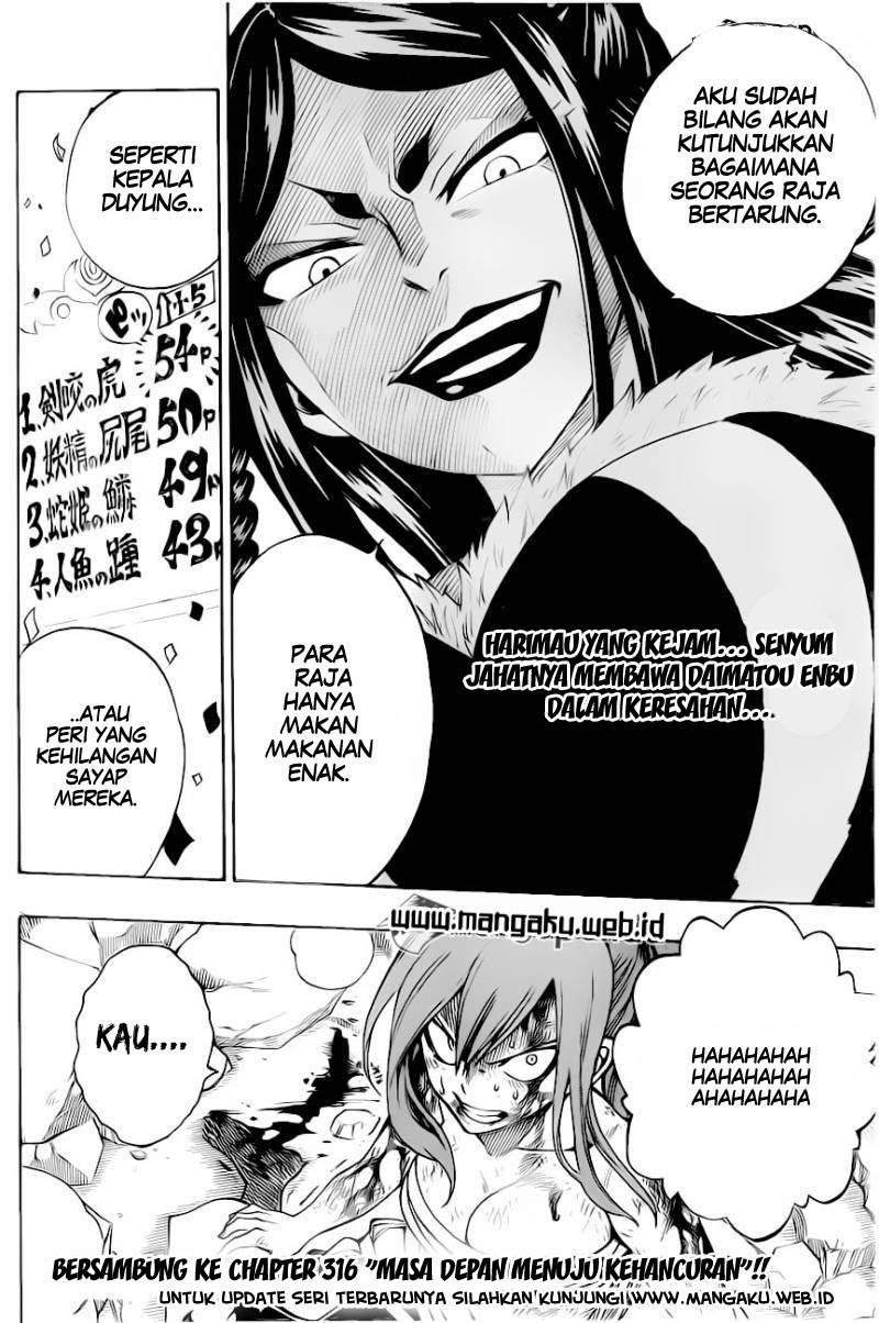 Fairy Tail Chapter 315 - halaman 20