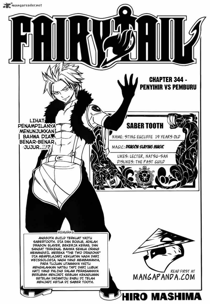Fairy Tail Chapter 344 - halaman 2