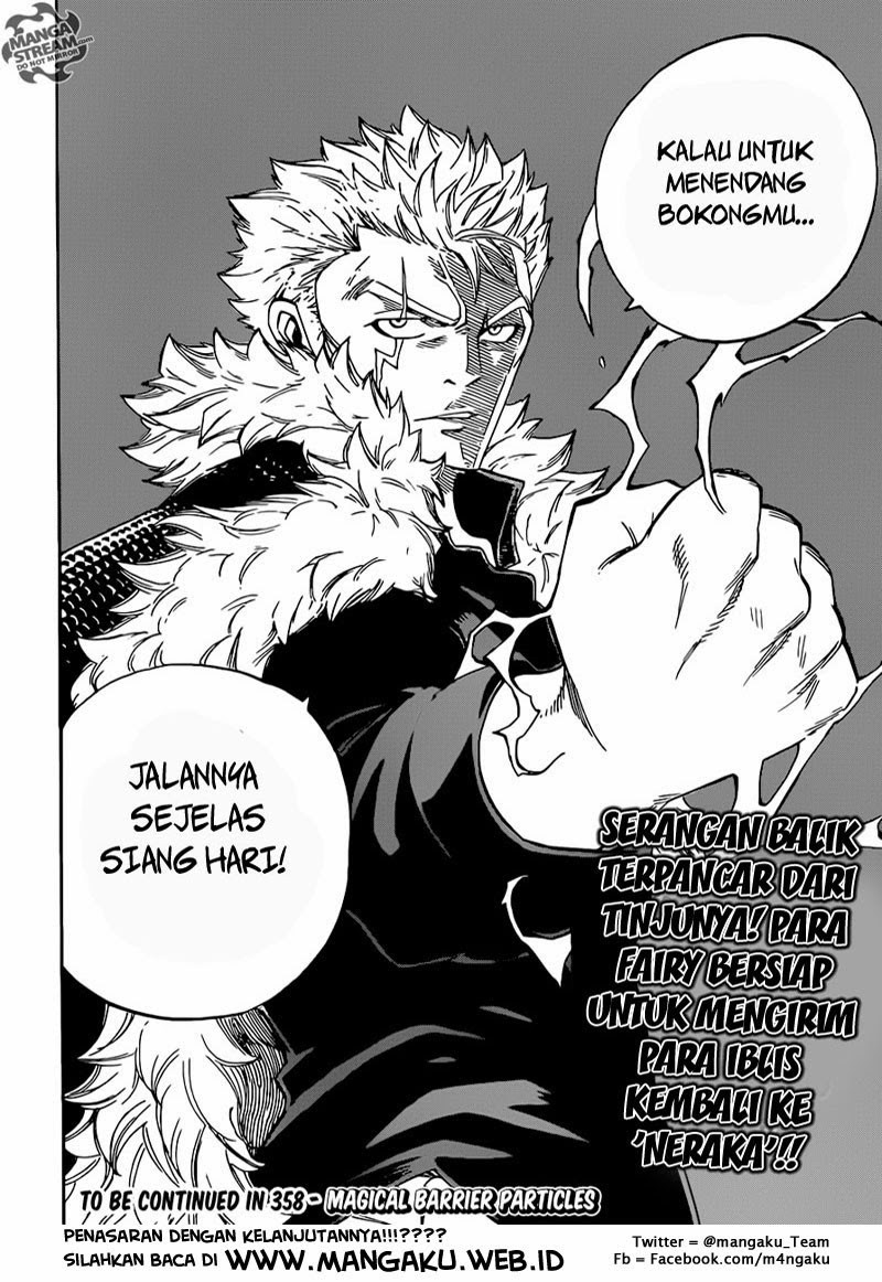 Fairy Tail Chapter 357 - halaman 22