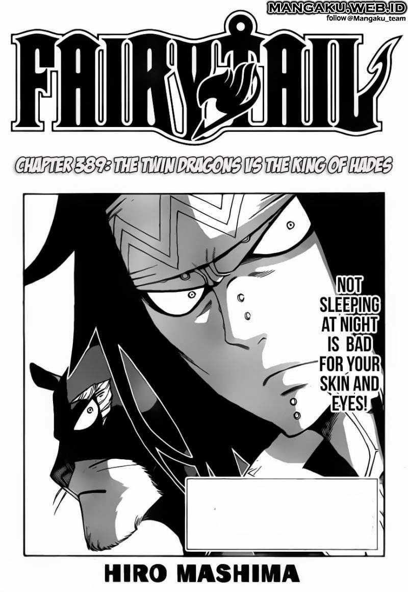 Fairy Tail Chapter 389 - halaman 2