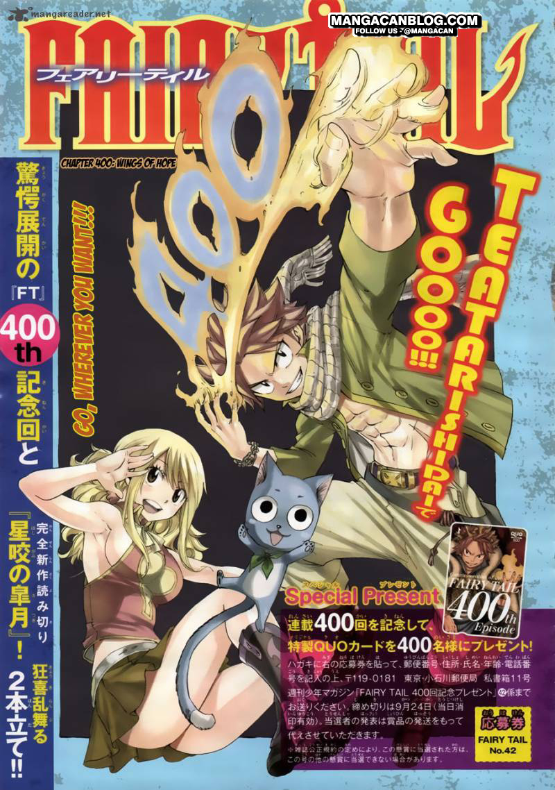 Fairy Tail Chapter 400 - halaman 2