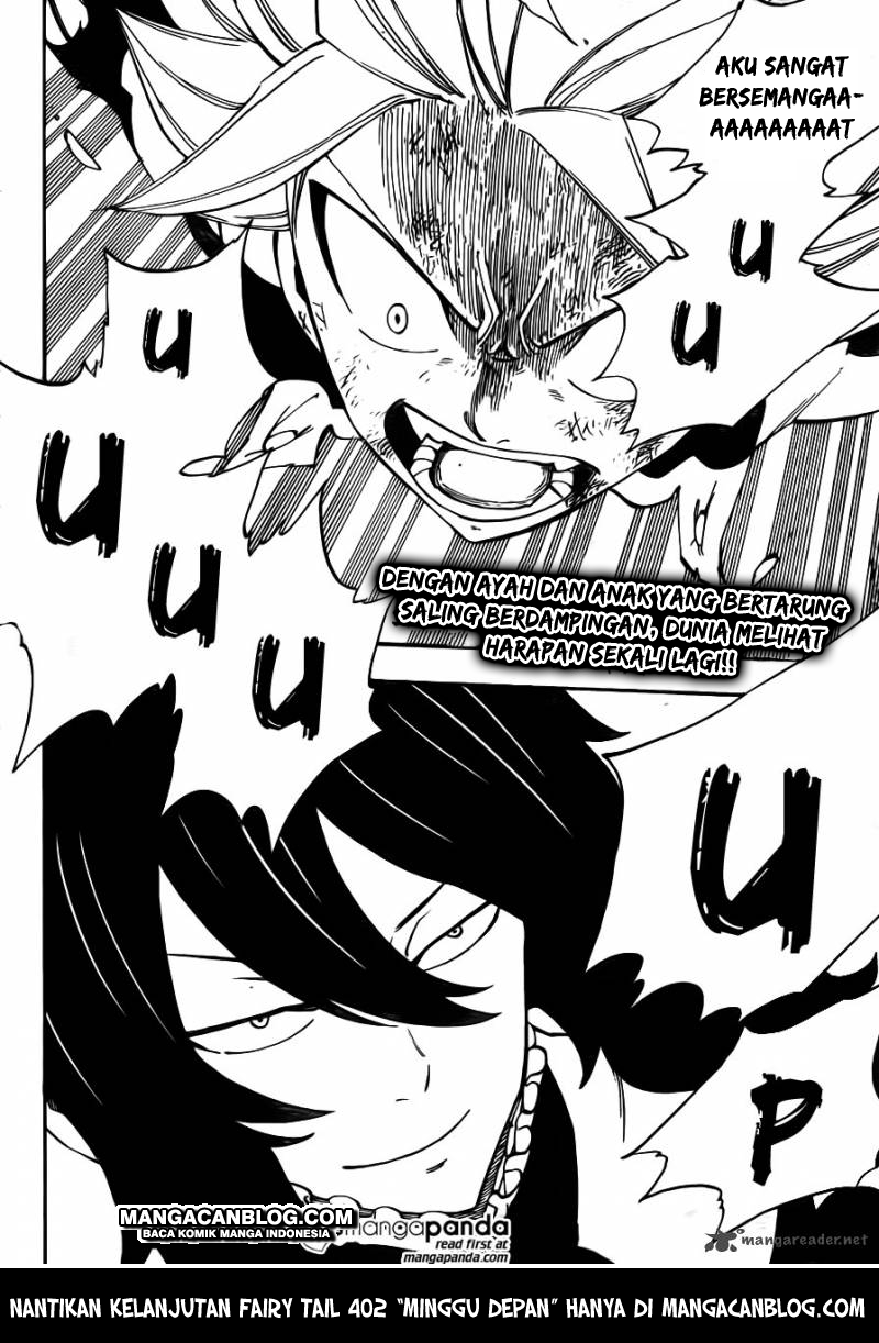 Fairy Tail Chapter 401 - halaman 20