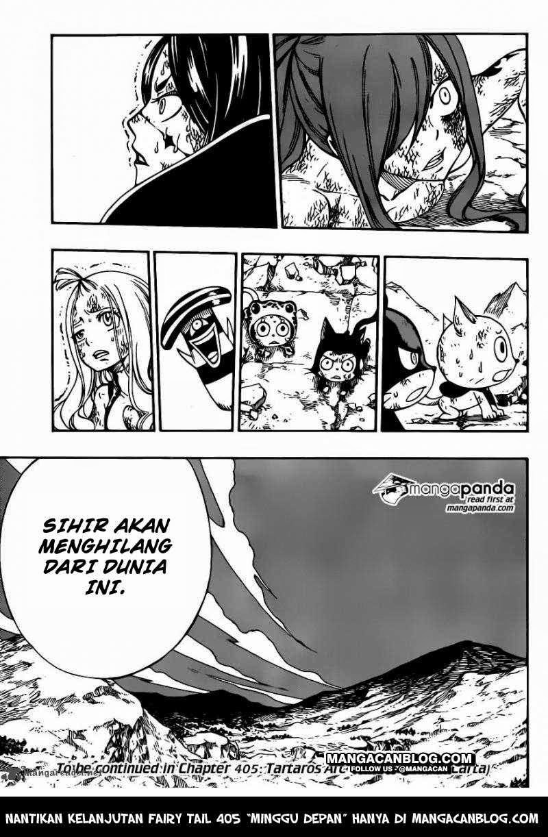 Fairy Tail Chapter 404 - halaman 20
