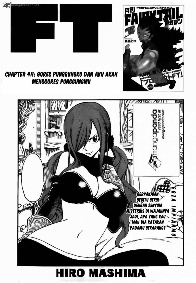 Fairy Tail Chapter 411 - halaman 2