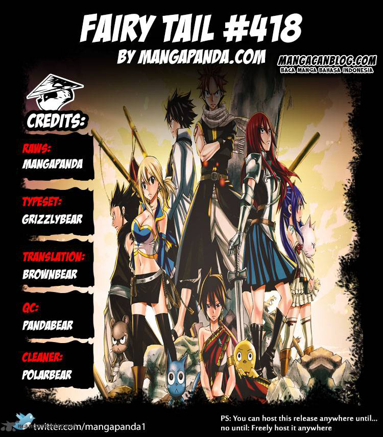 Fairy Tail Chapter 418 - halaman 32