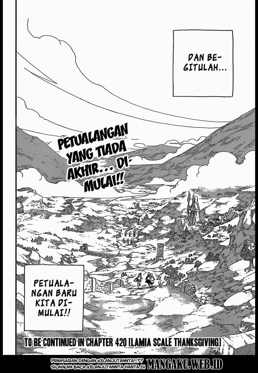 Fairy Tail Chapter 419 - halaman 20