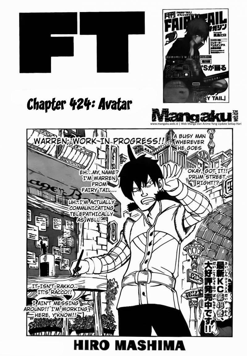 Fairy Tail Chapter 424 - halaman 2