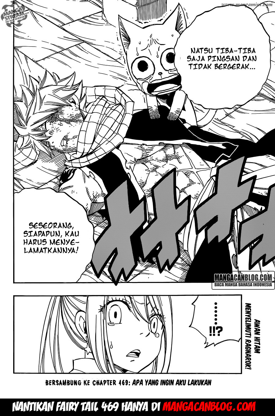 Fairy Tail Chapter 468 - halaman 21