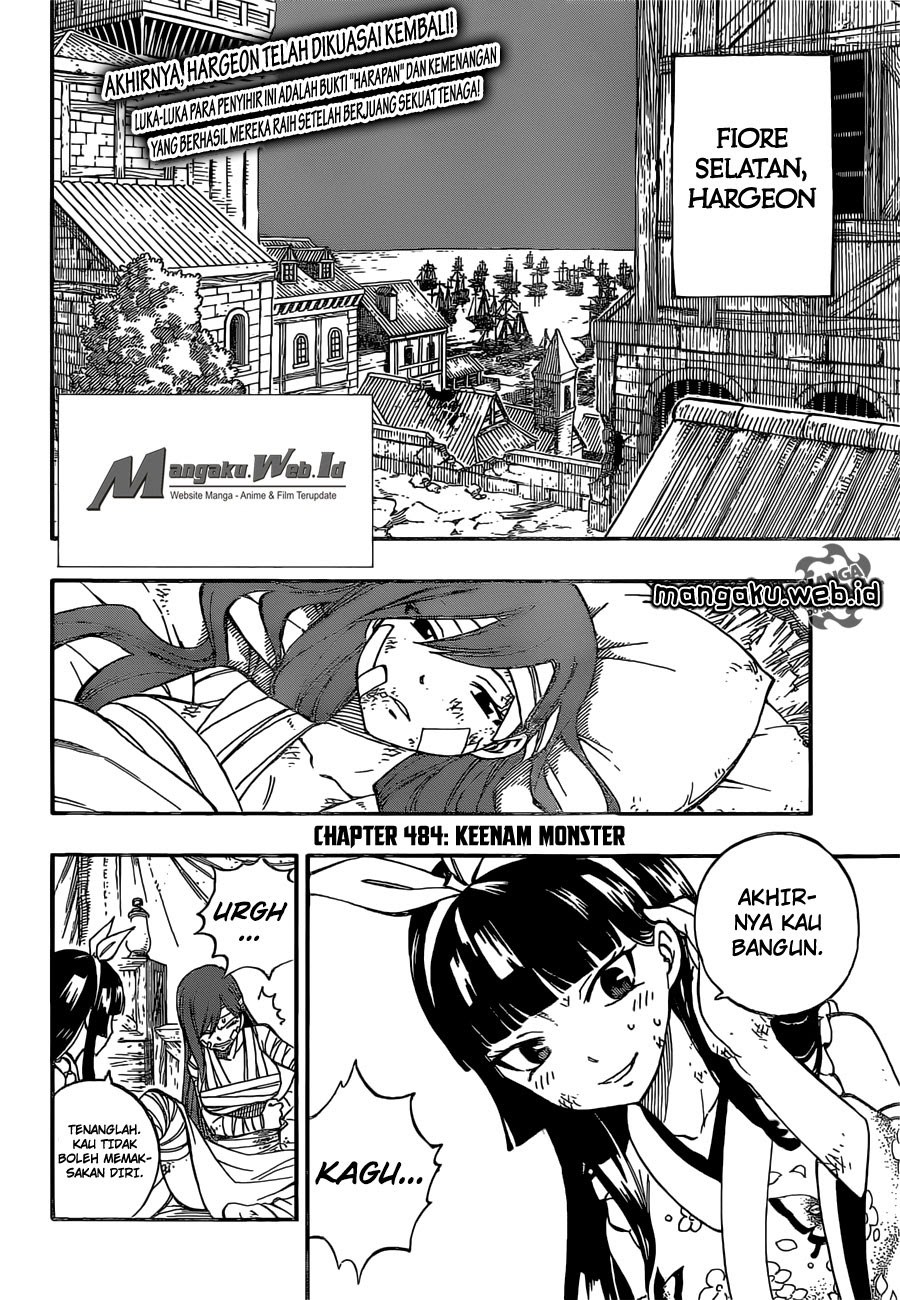 Fairy Tail Chapter 484 - halaman 3