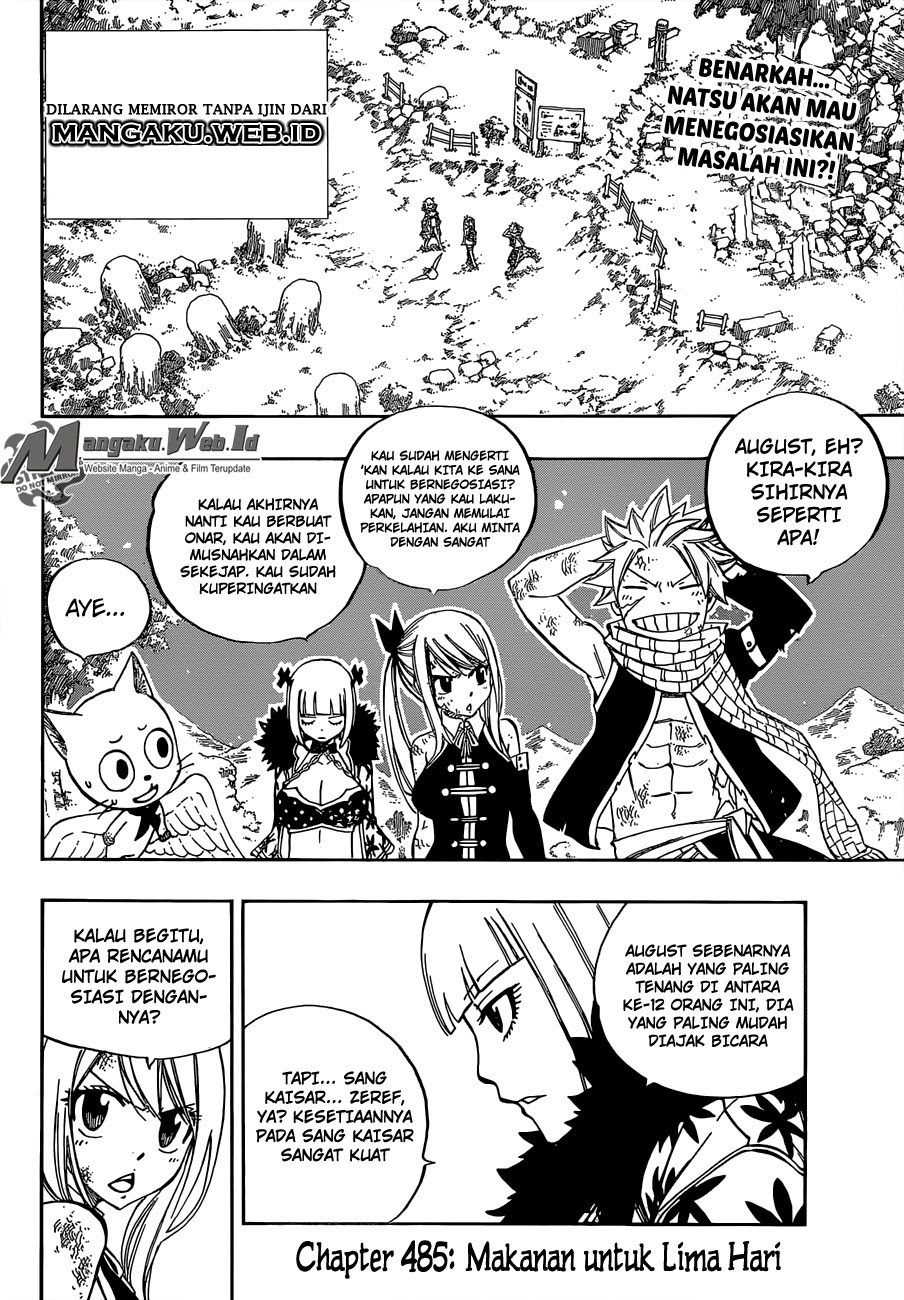 Fairy Tail Chapter 485 - halaman 3
