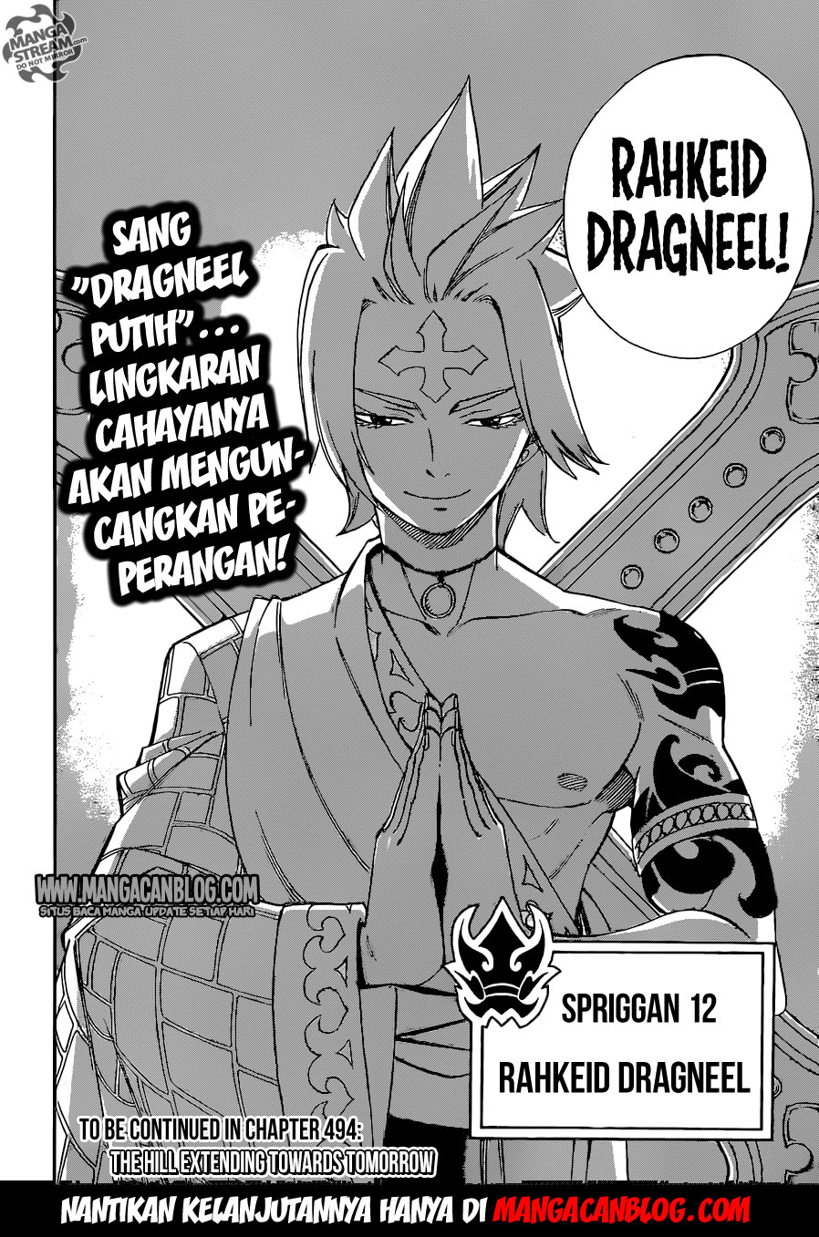 Fairy Tail Chapter 493 - halaman 23