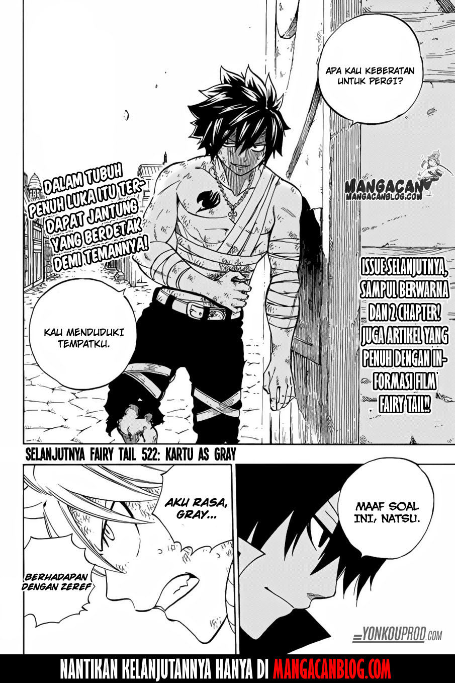 Fairy Tail Chapter 521 - halaman 20
