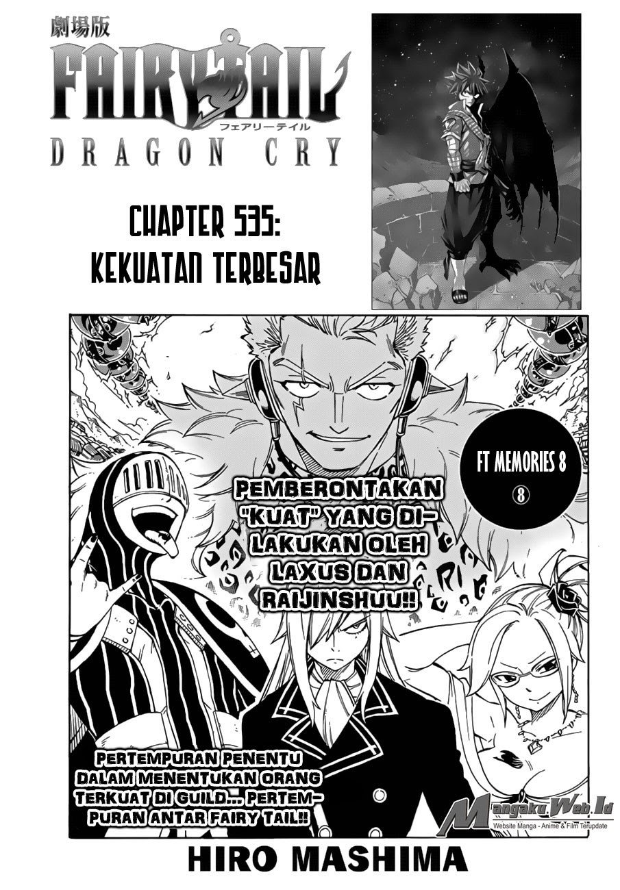 Fairy Tail Chapter 535 - halaman 2