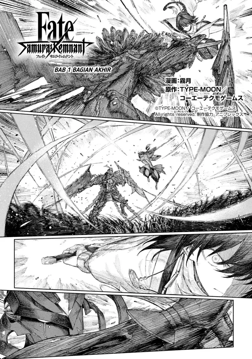 Fate/Samurai Remnant Chapter 1.3 - halaman 1
