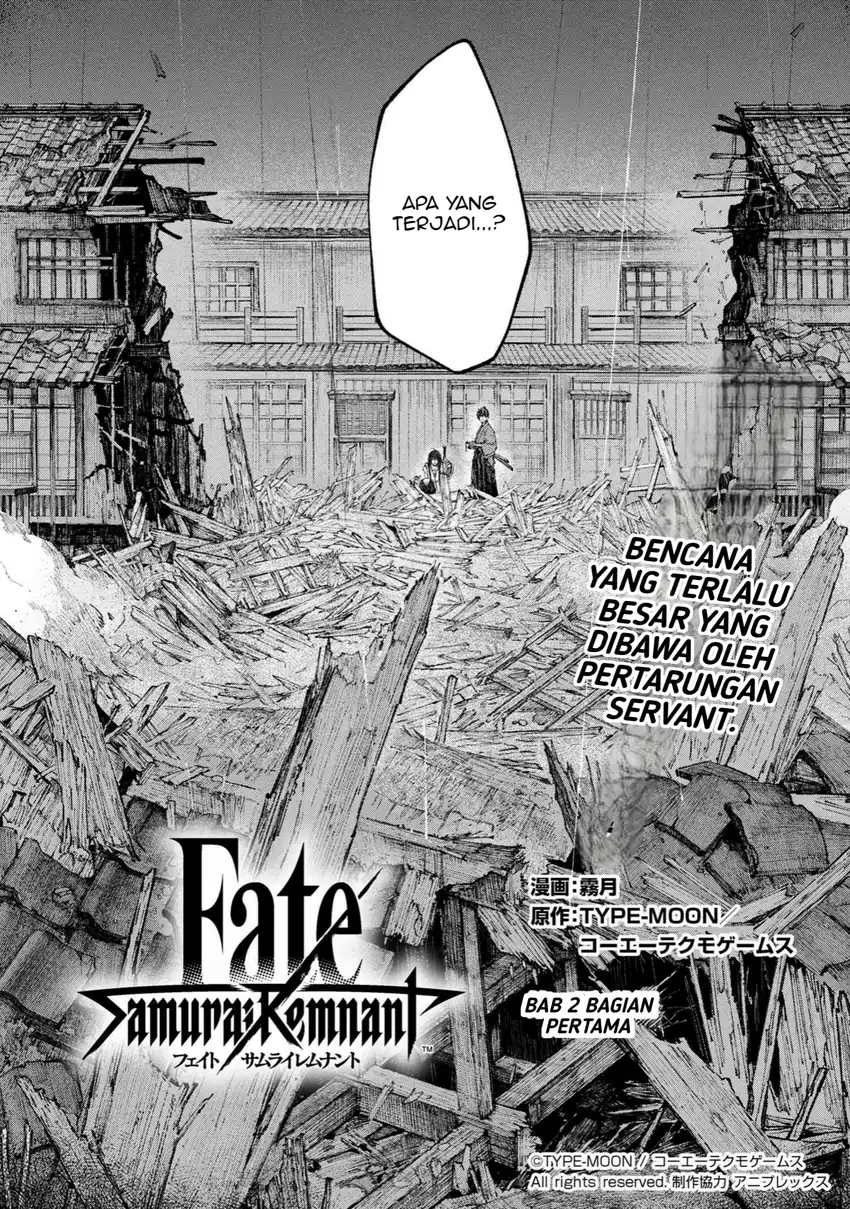 Fate/Samurai Remnant Chapter 2.1 - halaman 2