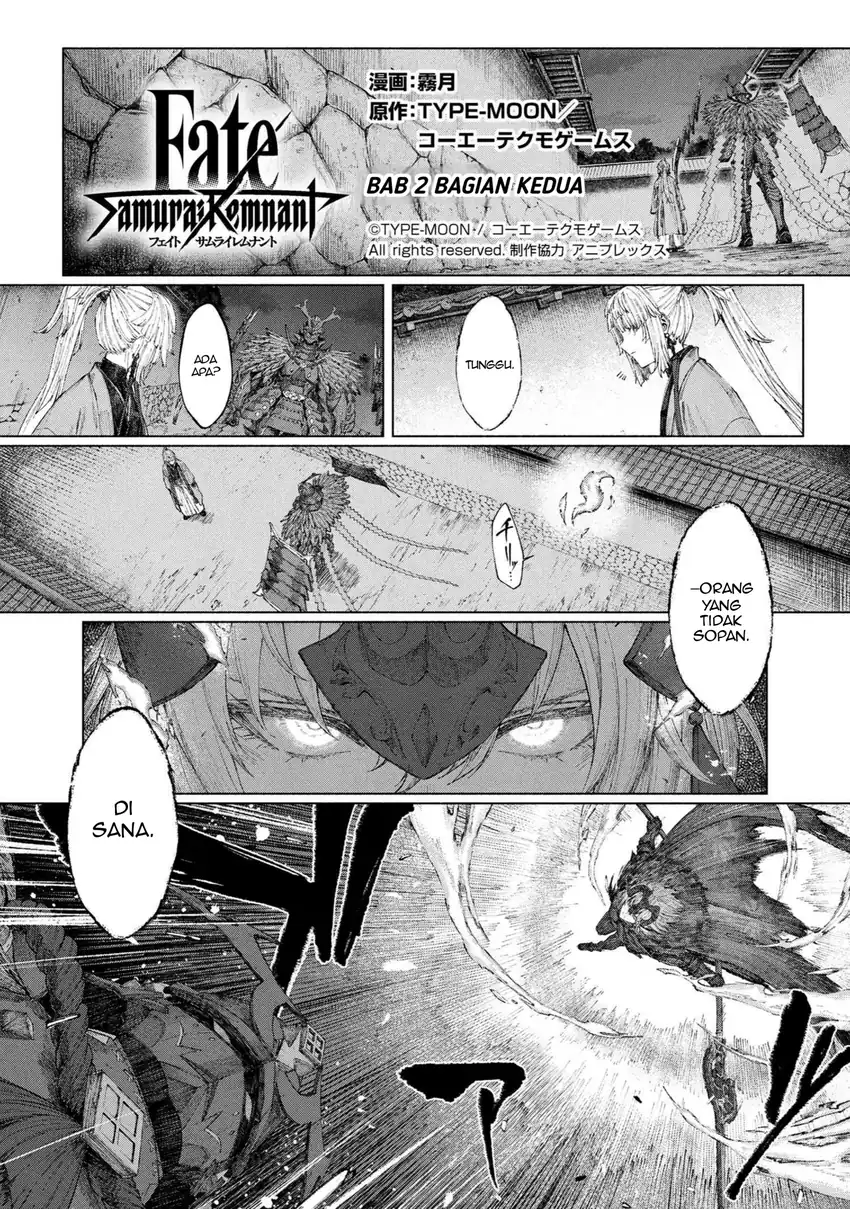 Fate/Samurai Remnant Chapter 2.2 - halaman 1