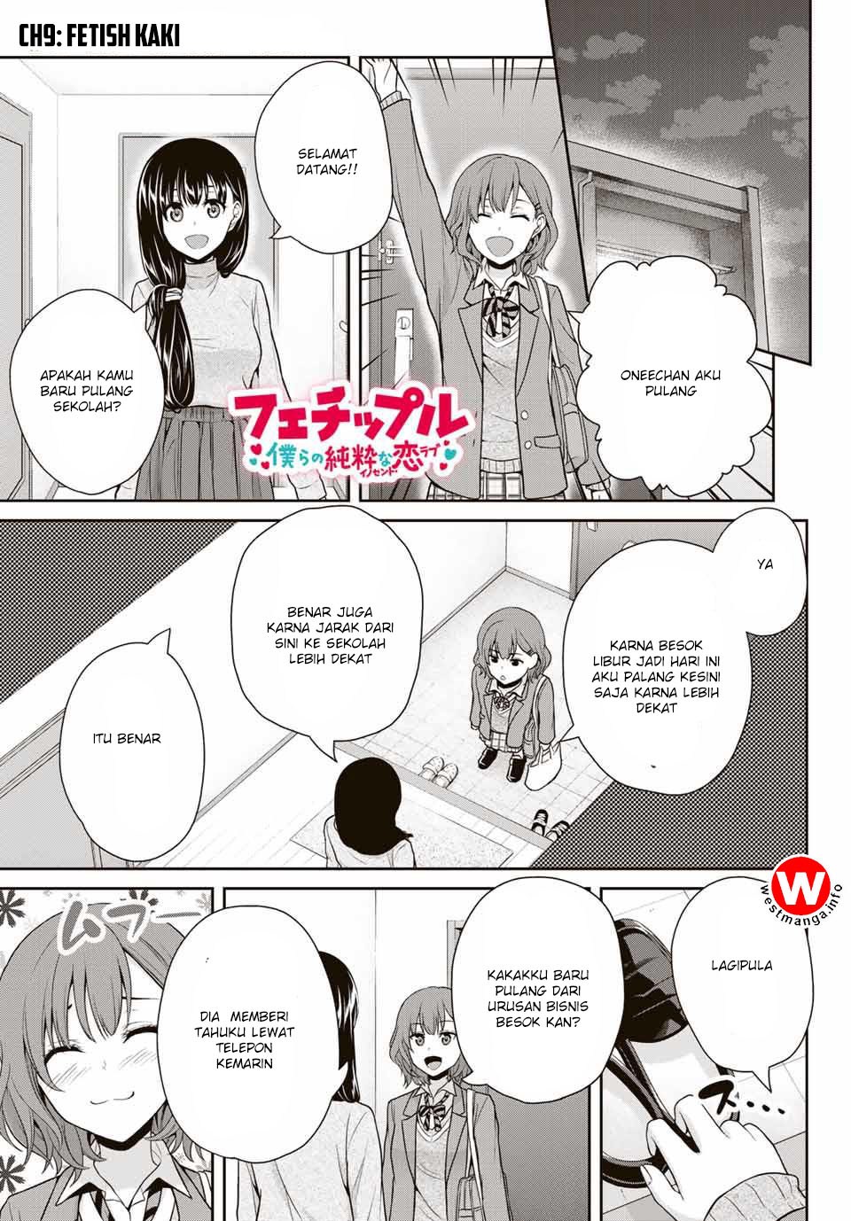 Fechippuru ~ bokura no junsuina koi Chapter 9 - halaman 1