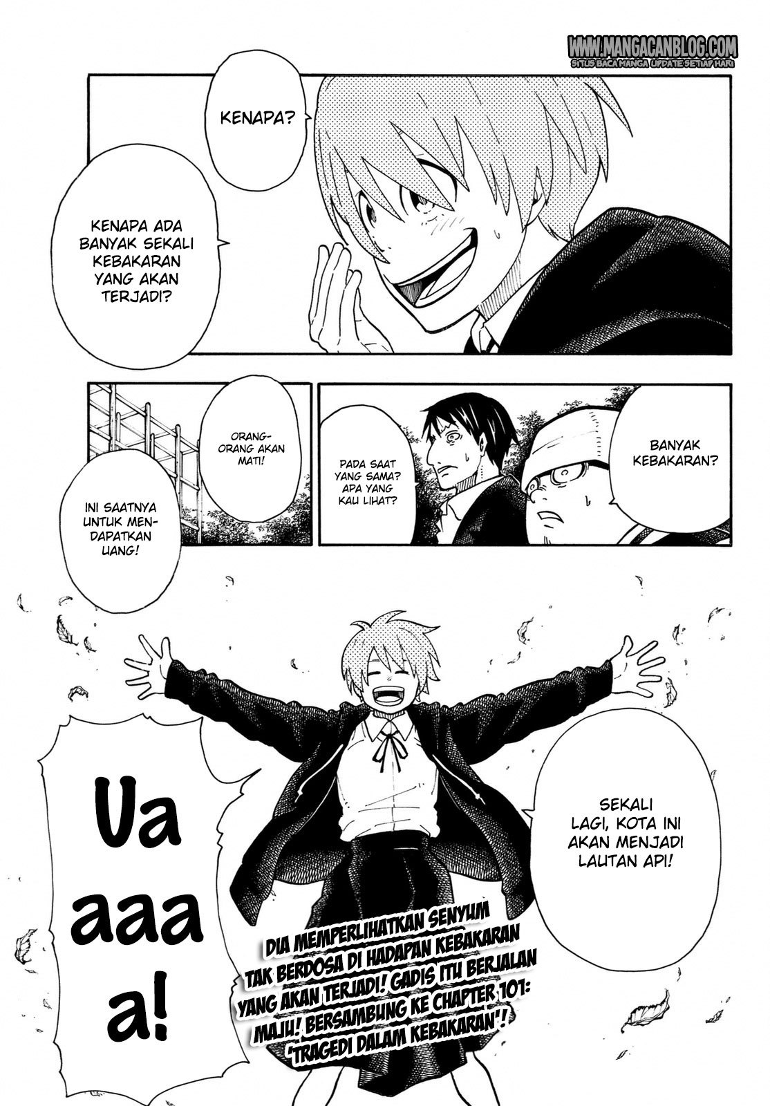 Fire Brigade of Flames Chapter 100 - halaman 19