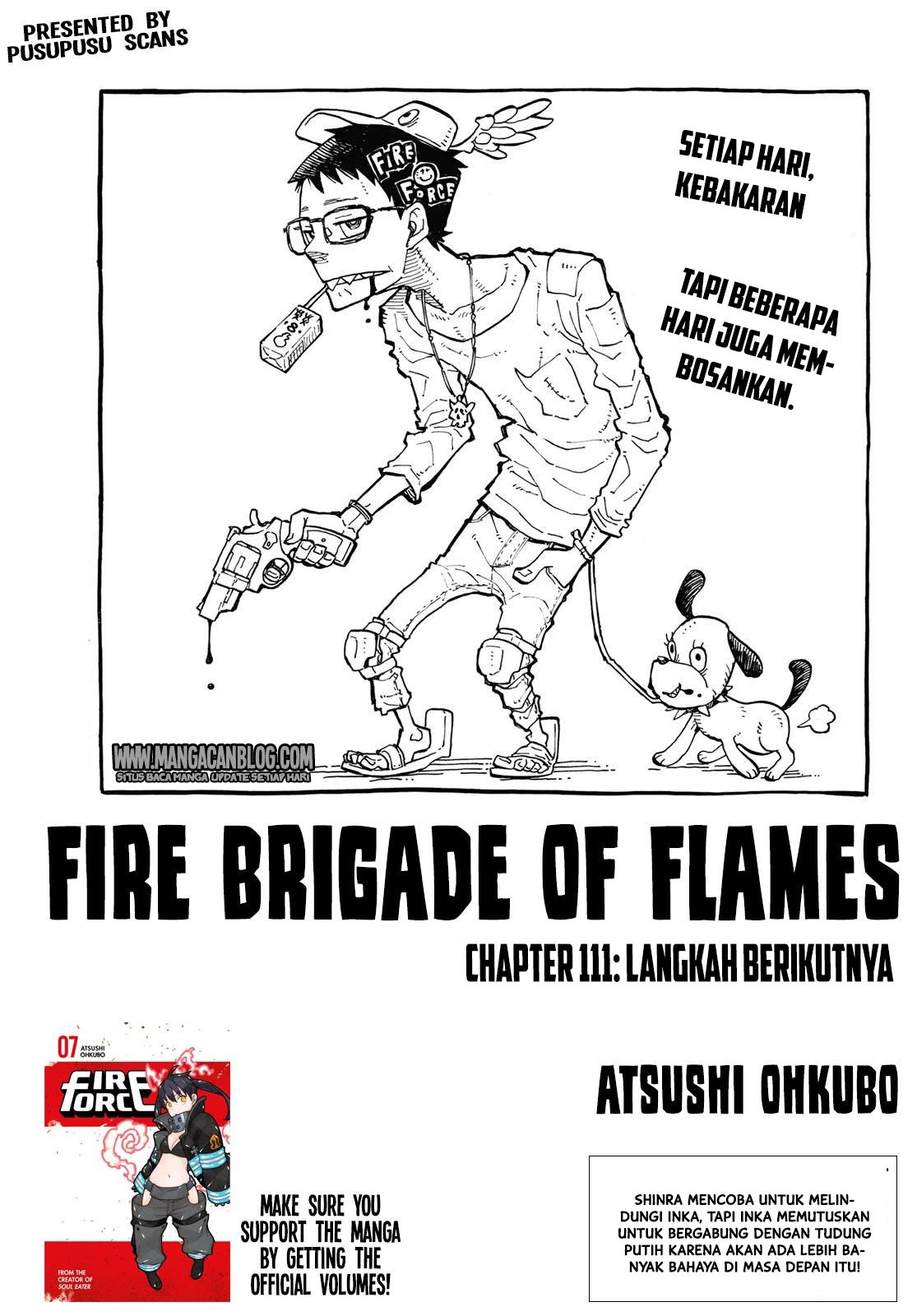Fire Brigade of Flames Chapter 111 - halaman 1