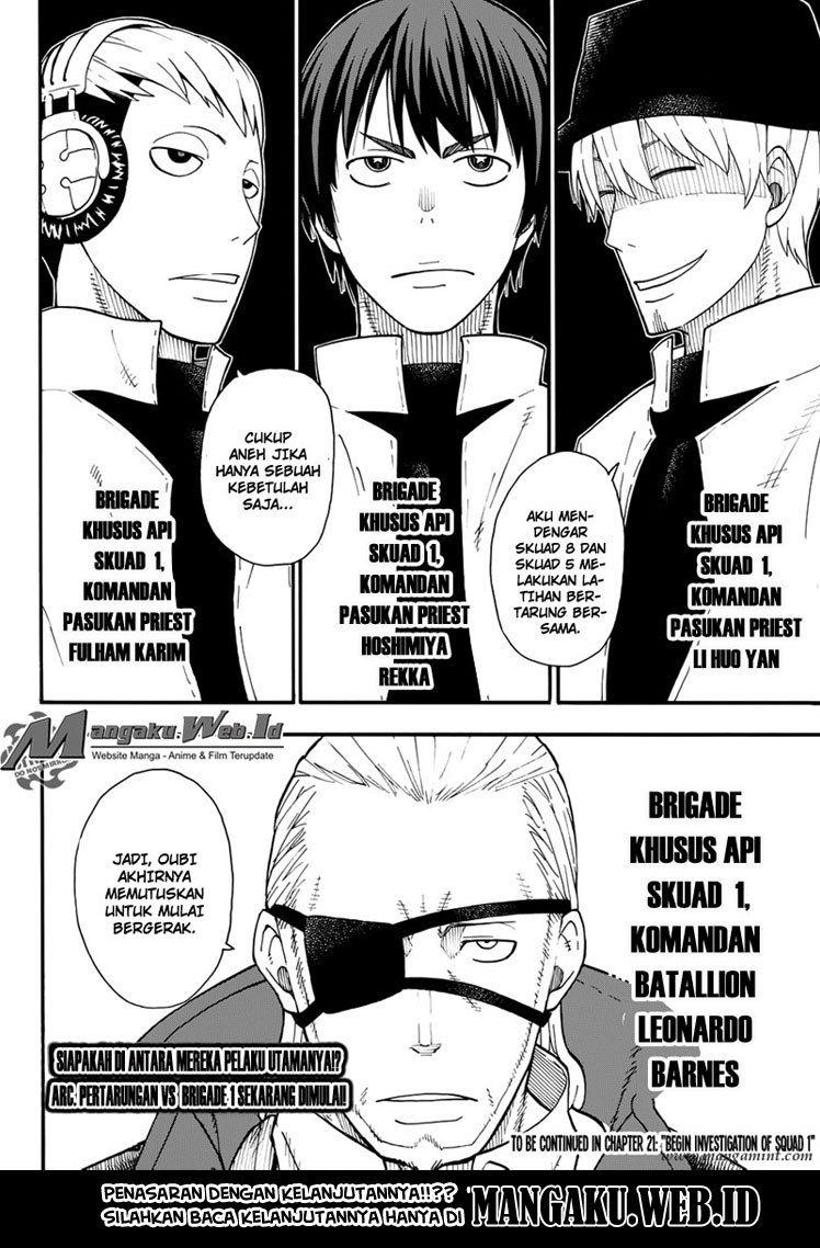 Fire Brigade of Flames Chapter 20 - halaman 19