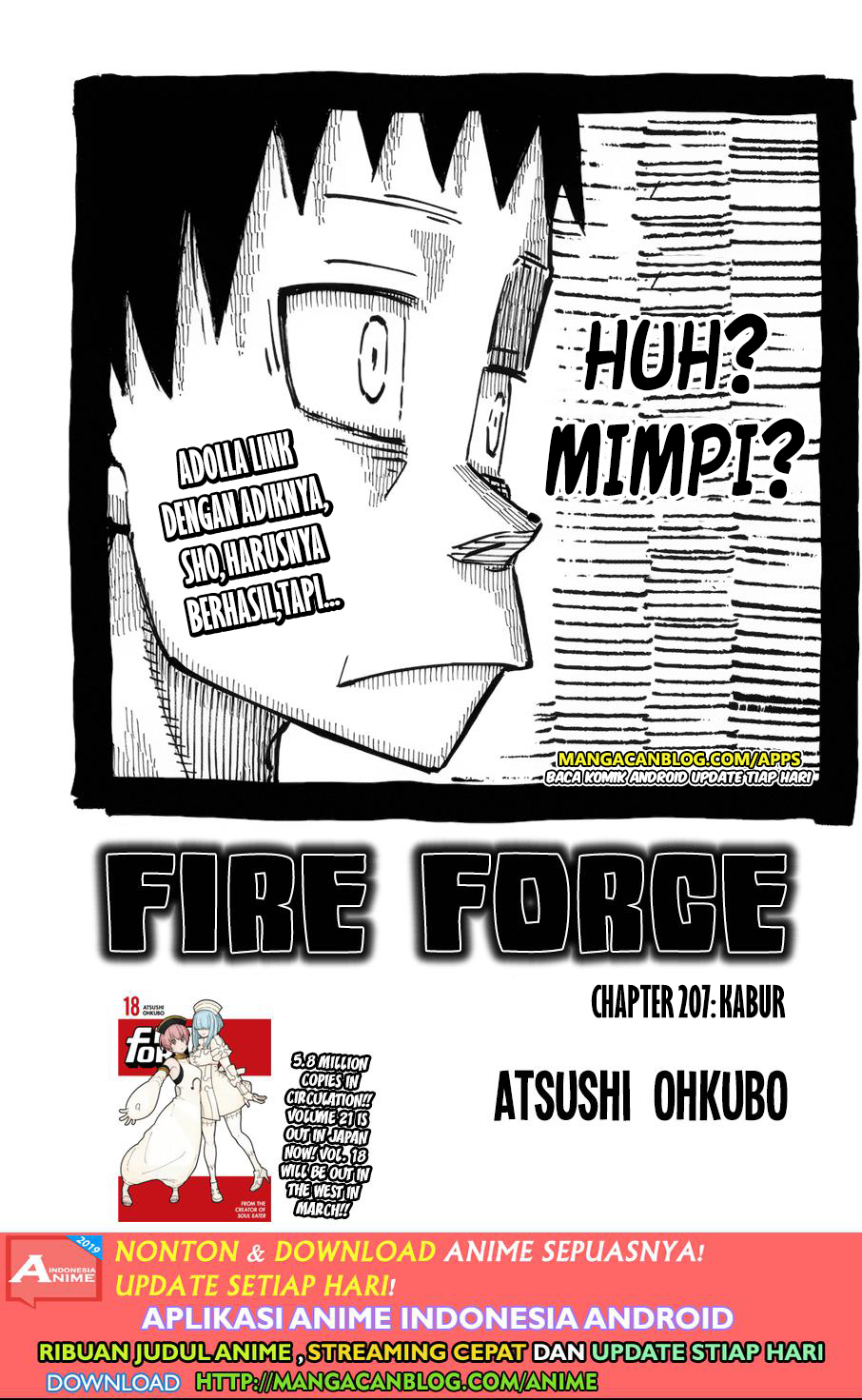 Fire Brigade of Flames Chapter 207 - halaman 1