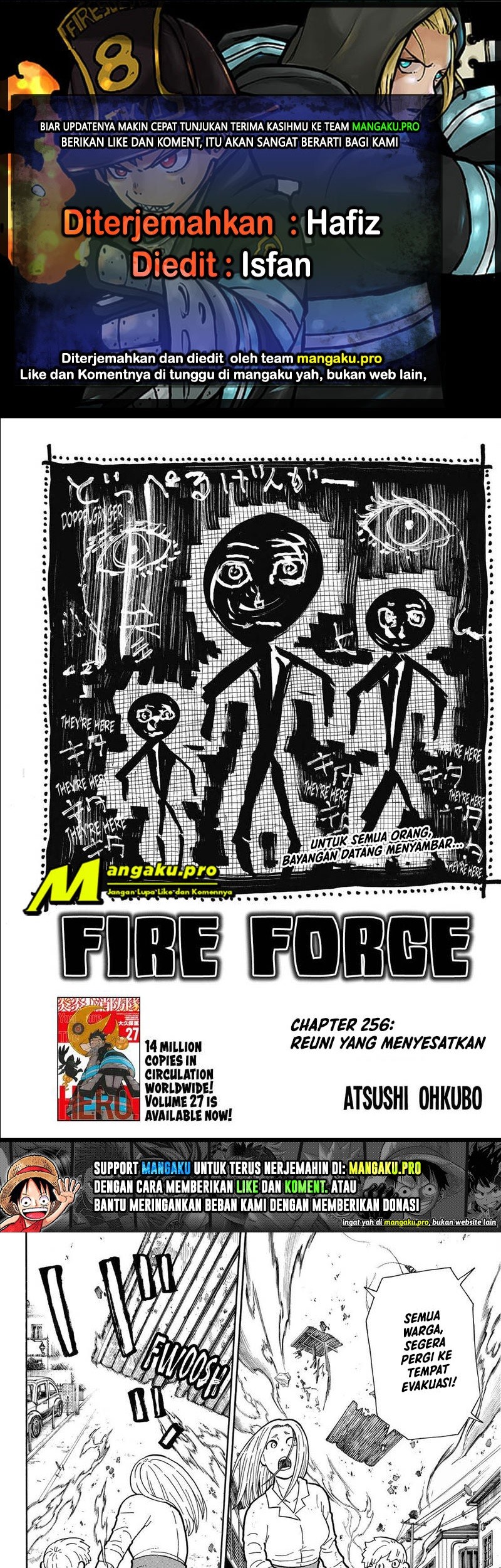 Fire Brigade of Flames Chapter 256 - halaman 1