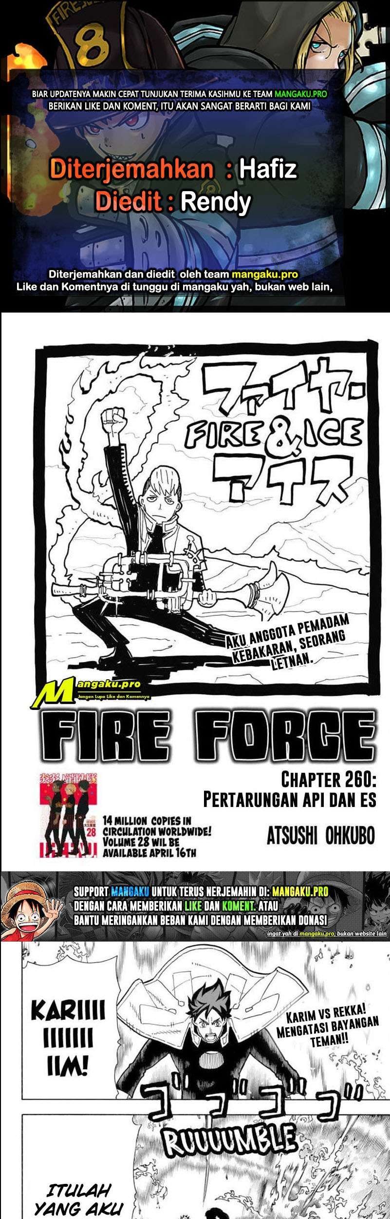 Fire Brigade of Flames Chapter 260 - halaman 1