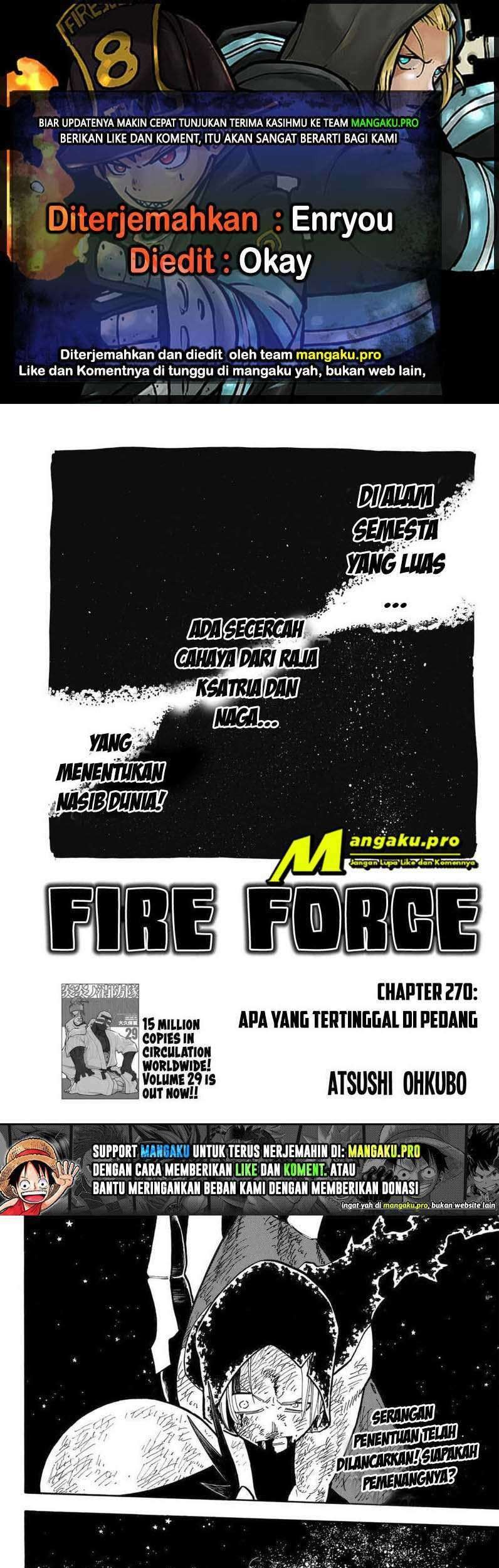 Fire Brigade of Flames Chapter 270 - halaman 1