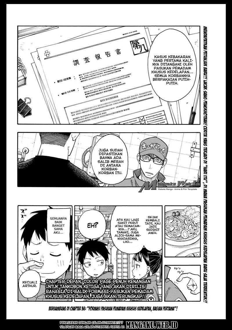 Fire Brigade of Flames Chapter 35 - halaman 21