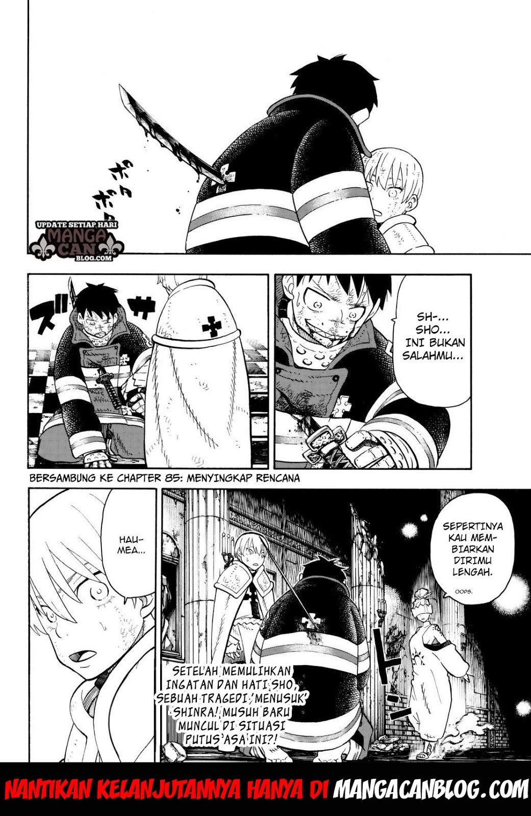 Fire Brigade of Flames Chapter 84 - halaman 22