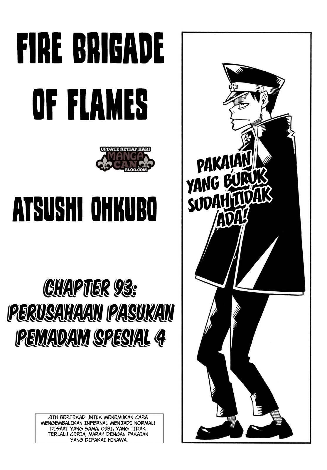 Fire Brigade of Flames Chapter 93 - halaman 1