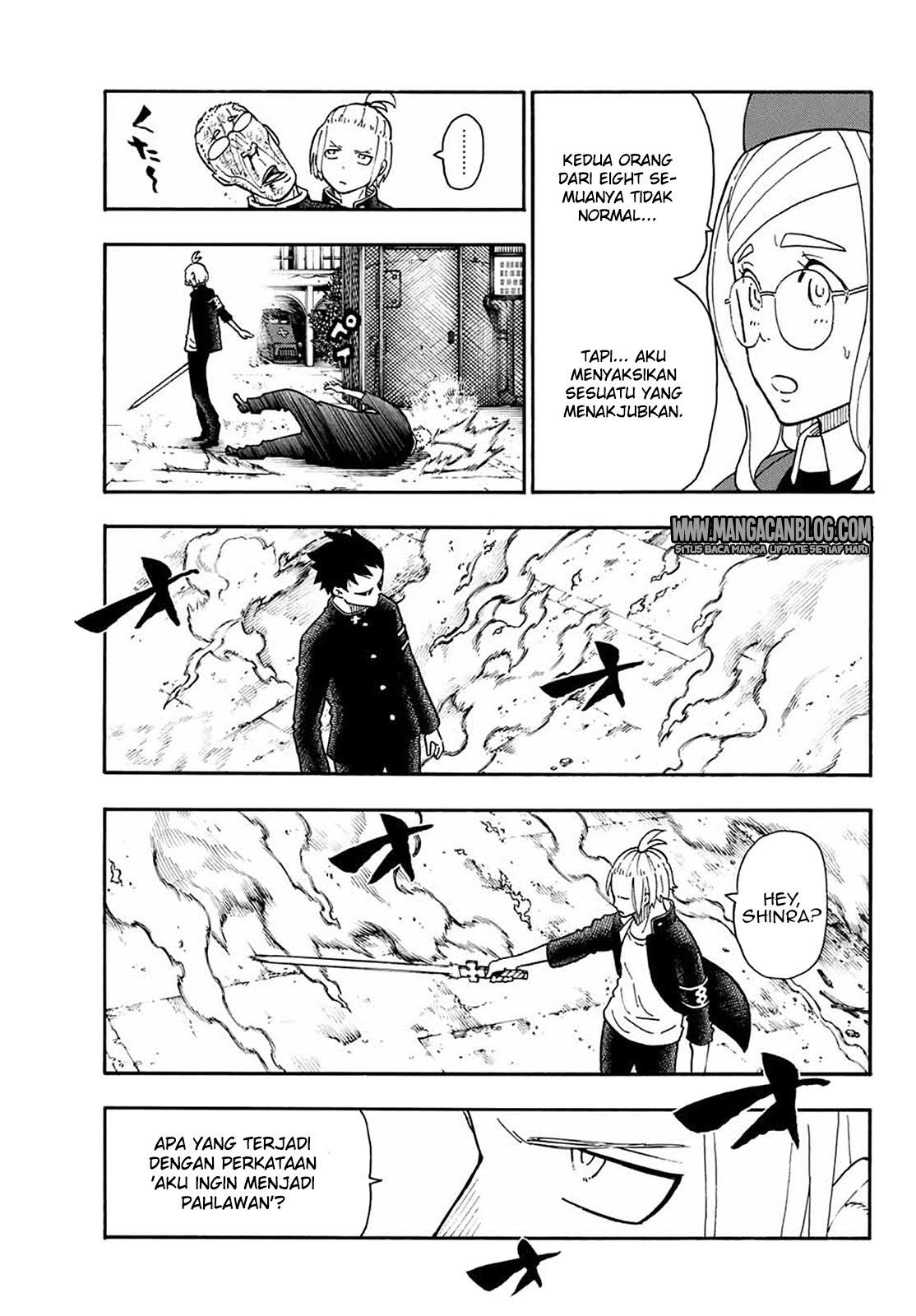 Fire Brigade of Flames Chapter 96 - halaman 15