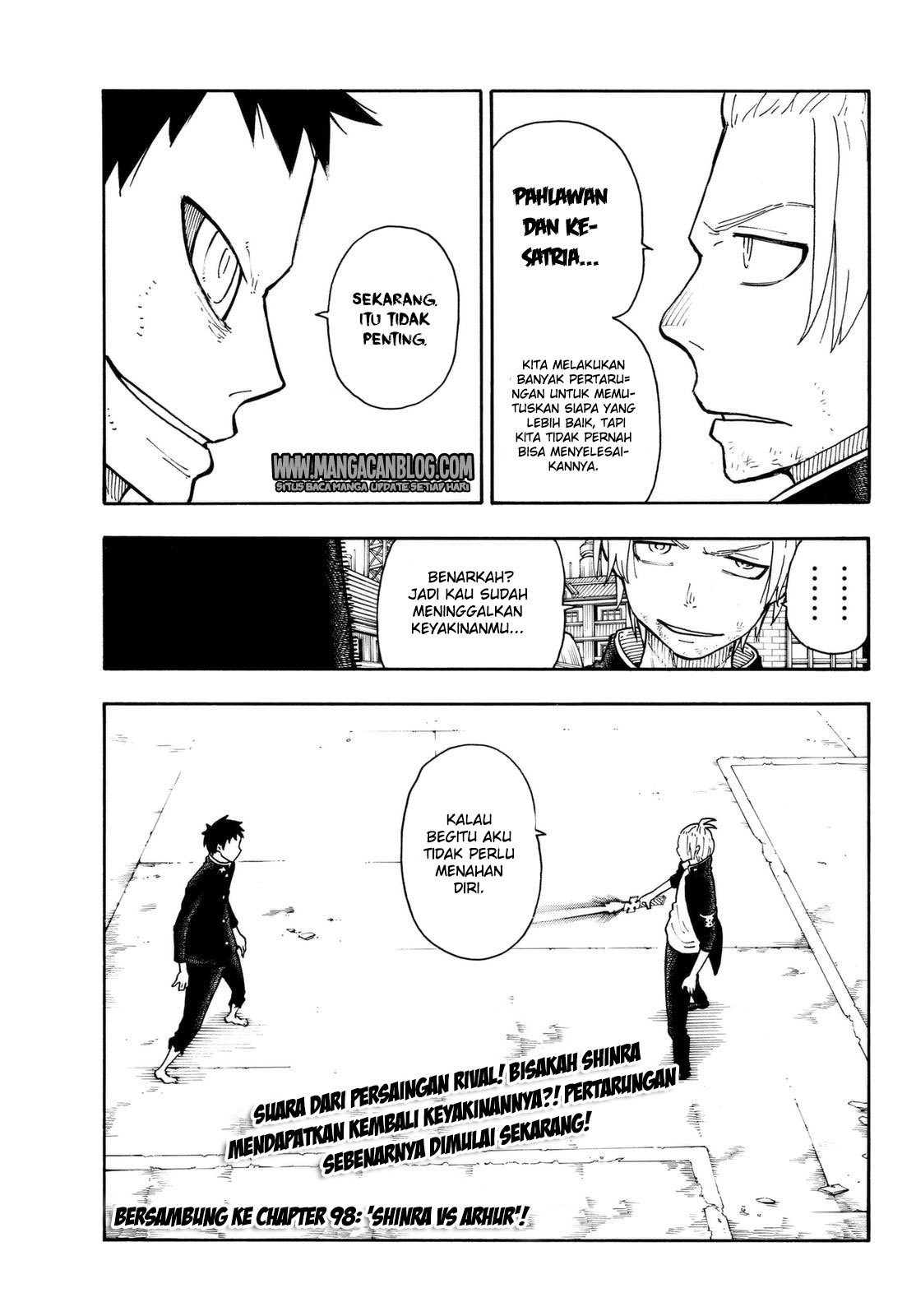 Fire Brigade of Flames Chapter 97 - halaman 18