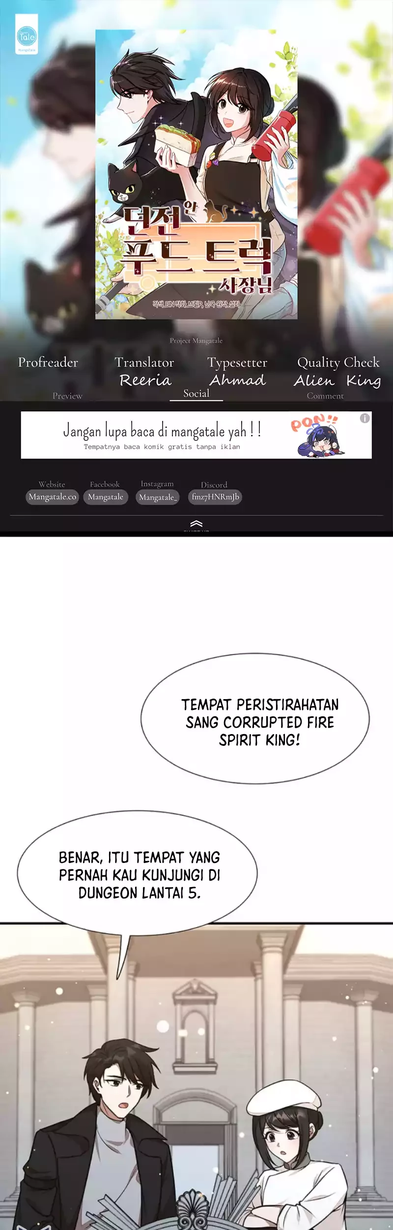 Food Truck Owner Inside the Dungeon Chapter 22 - halaman 1