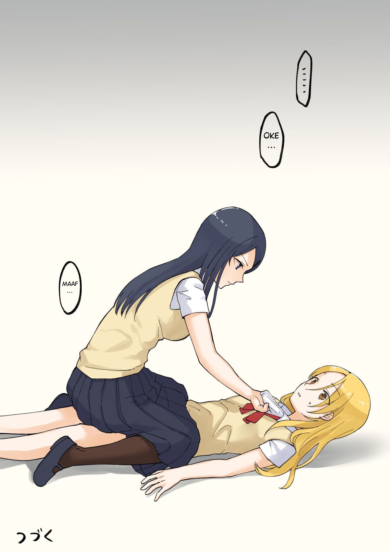 For Each Retweet, Two Straight Girls Who Don't Get Along Will Kiss for One Second Chapter 6 - halaman 2