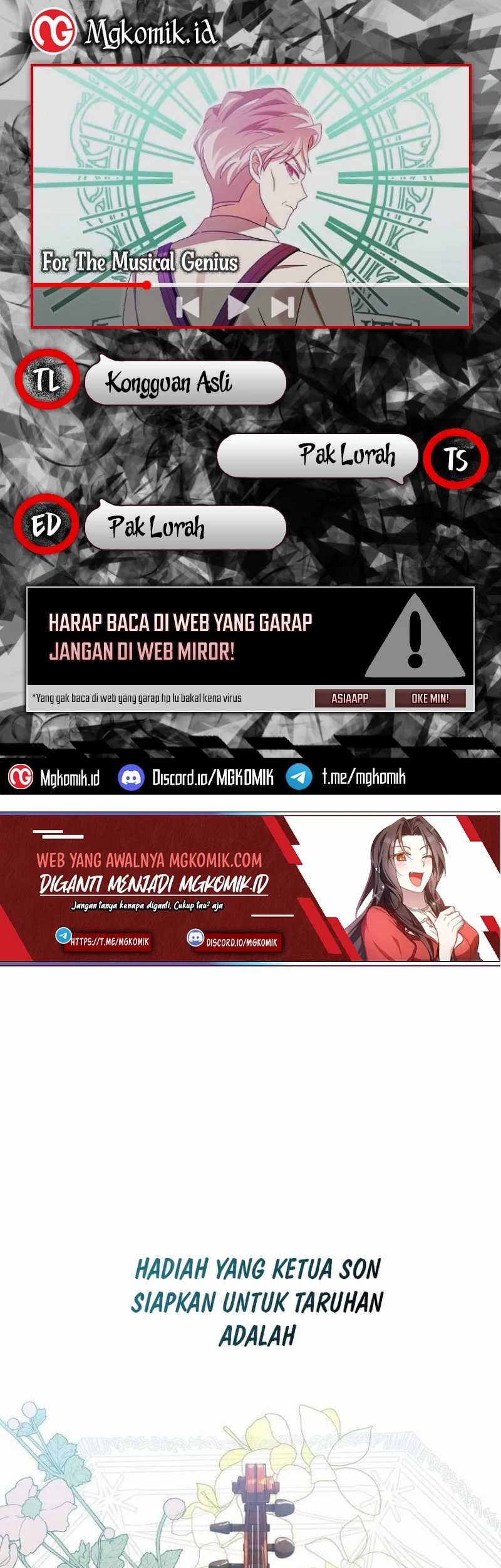 For the Musical Genius Chapter 29 - halaman 1