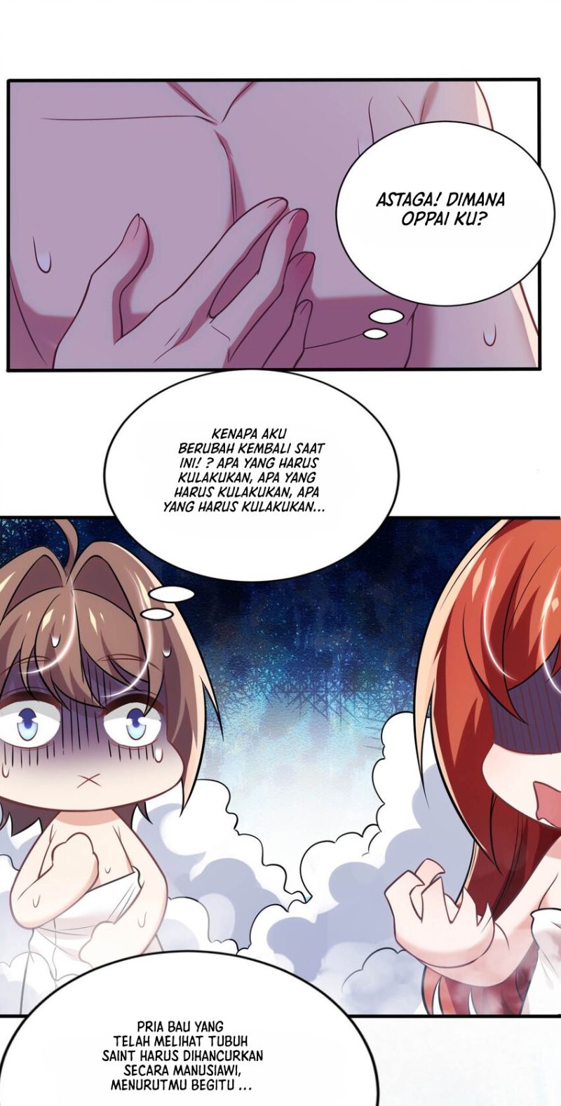 Forced To Become The Unbelievably Invincible Saintess Chapter 19 - halaman 48