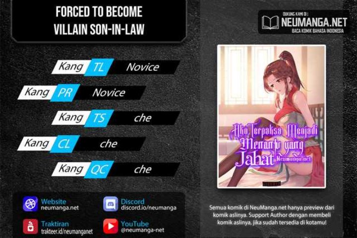 Forced To Become the Villain’s Son-in-law Chapter 109 - halaman 1
