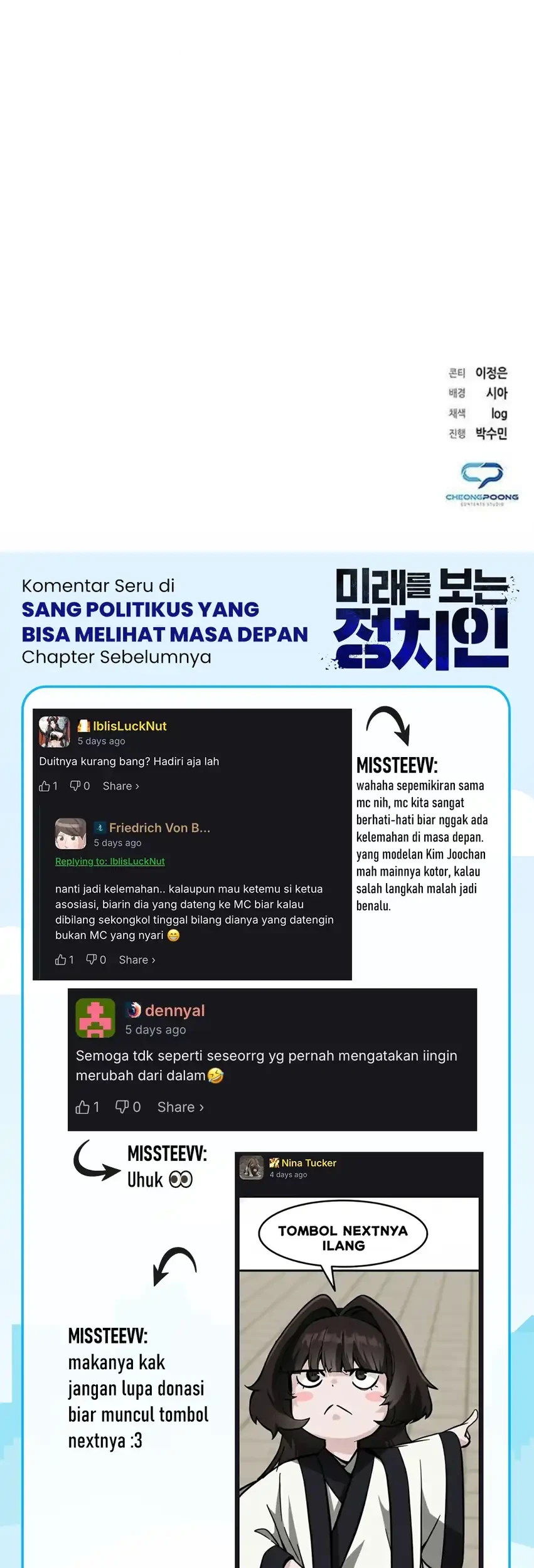 Foresighting Politician The Politician Who Can See the Future Chapter 16 - halaman 77