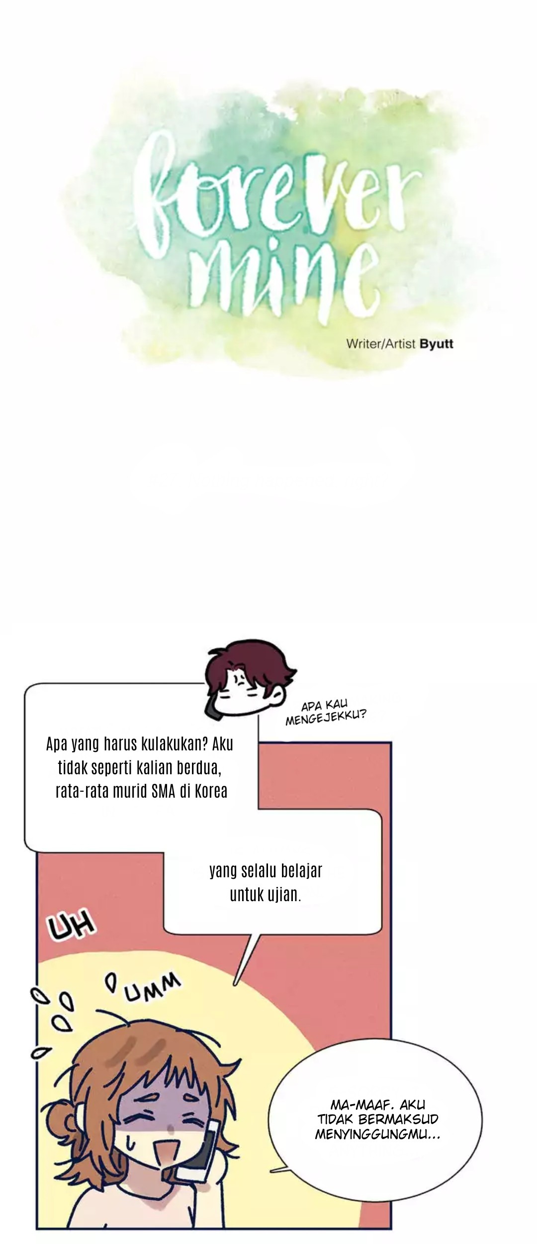 Forever Mine Chapter 27 - halaman 22